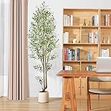 Alupssuc 7ft Artificial Olive Tree Faux Silk