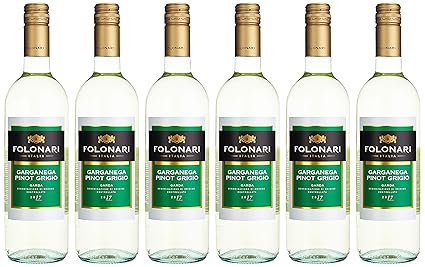 Folonari Pinot Grigio Garganega Weißwein trocken (6 x 0.75 l)