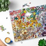 Ravensburger Pokemon 1000 Piece Puzzle Challenge 14+ 70x50cm Tabletop view 5