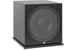 ELAC Debut 2.0 SUB3030 12” Powered Subwoofer with AutoEQ, Black - Custom Driver & 1000-Watt Peak BASH Amplifier - Advanced Bluetooth - Braced MDF Cabinets