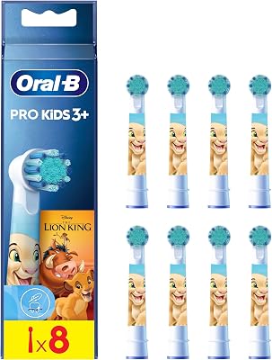 Testine di Ricambio Kids 3+, Bianche, 8 Ricambi
