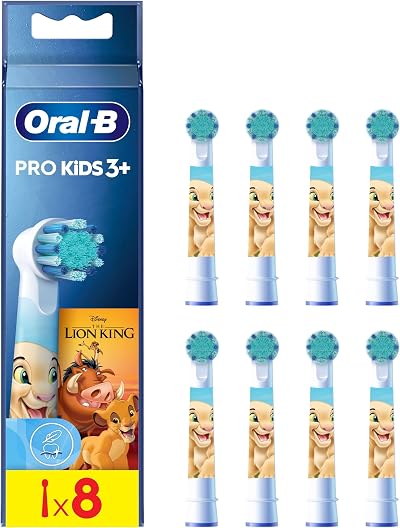 Oral-B Pro Kids Toothbrush Heads Disney Lion King Pack of 8