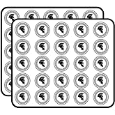 Spartan Helmet Icon Art Decorative Scrapbooking Sticker Waterproof Vinyl Stickers for Water Bottle, Laptop &amp; Phone Case &ndash; 50 Pack