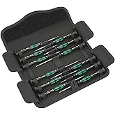 Wera 05073675001 Kraftform Micro-Set/12 Sb 1 Screwdriver Set for Electronic Applications, 12 Pieces