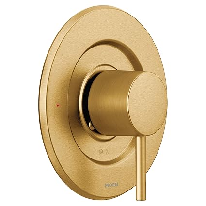 Moen Ts6984bg Flara Two Handle 8 In Brushed Gold Widespread Lever Handle Bathroom Faucet Trim Kit Valve Required Trim Repair Kits Tools Home Improvement Swl13562 Nl