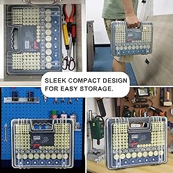 YHSWE 230+ Battery Caddy Organizer Storage Box AA