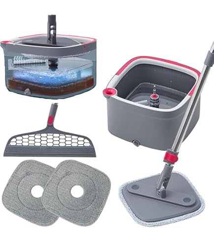 6 Pack 9 Inch Square Microfiber Mop Pad Refill Compatible With True And Tidy Spin 800 Trueclean Mop M16 Spin Mop And Most Square Spin Mop And Bucket~p131174239
