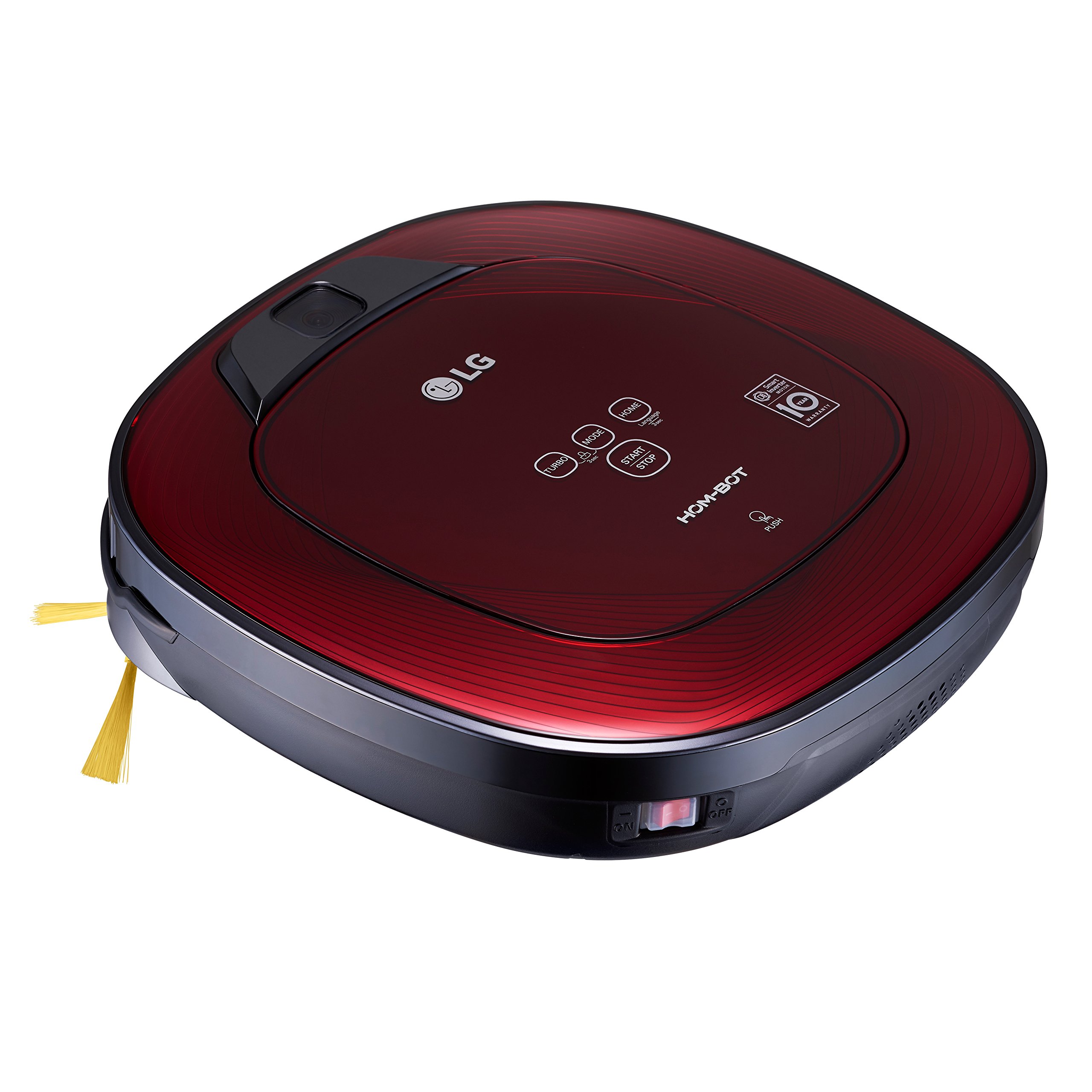 LG HomBot Square Robotic Vacuum quietly cleans every corner of your