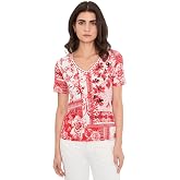 Johnny Was The Janie Favorite Short Sleeve V-Neck Tee