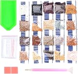 LJHOME 5D Diamond Painting Kit Full Drill Elephant Rhinestone Art Craft view 3