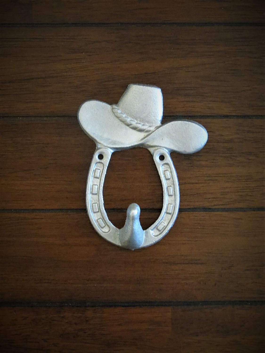 Cast Iron Wall Hook, Cowboy Hat Shape Hanger, Western Décor