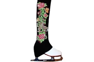 Ice Fire Figure Skating Pants with Summer Skate Design