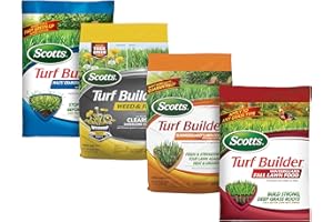 Scotts Turf Builder 4-Bag Bundle for Small Lawns with Halts Crabgrass Preventer, Weed & Feed5, SummerGuard and WinterGuard