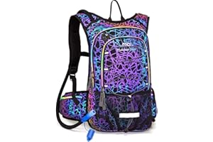 MUBASEL GEAR Insulated Hydration Backpack Pack with 2L BPA Free Bladder - Keeps Liquid Cool up to 5 Hours – for Running, Hiking, Cycling, Camping