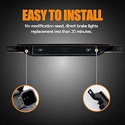 Cxdar Third 3rd Brake Light LED for 2011-2017 Jeep