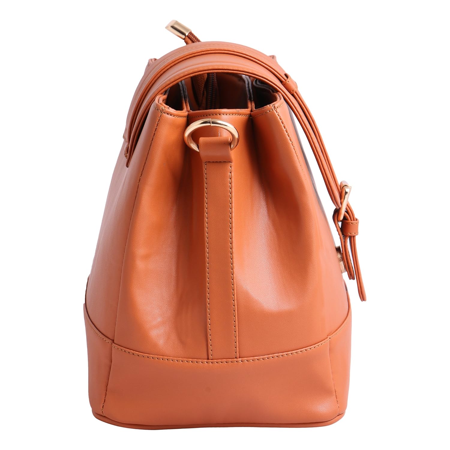 women marks women's pu handbag, 6x9-inch(orange)