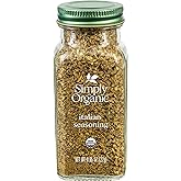 Simply Organic Italian Seasoning, 0.95 Ounce, Organic Herbs, Oregano, Majoram, Thyme, Rosemary, Basil, Sage, Kosher, NonGMO