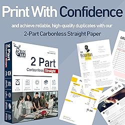 Buck 2 Part Straight Digital Carbonless Copy