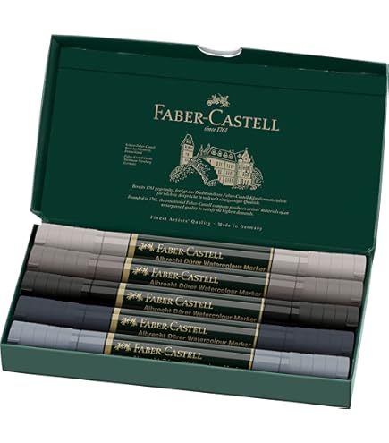 Faber-Castell Albrecht Dürer Watercolour Markers – Double Tip, Portrait Set Of 5