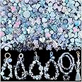 170-230PCS Blue Assorted Acrylic Beads for Bracelet Making, Flower Bow Butterfly Candy Star Heart GummyBear Aesthetic Bracelet Charms,Cute Beads for Jewelry Making DIY Necklace Keychain Phone Charms