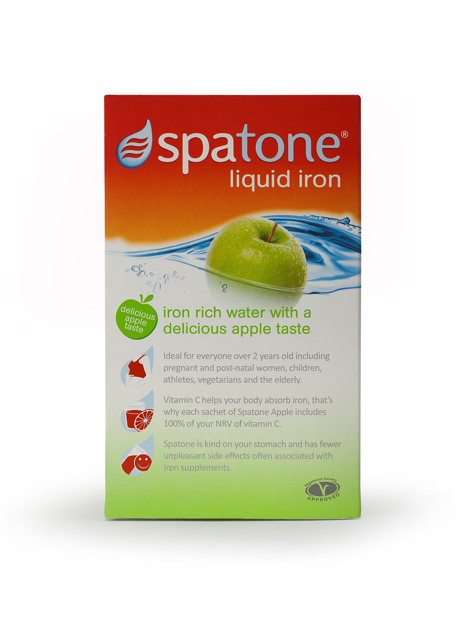 Spatone Iron Plus Apple taste with vitamin C 28 sachets food