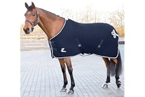 Horze Millau Wool Blanket - Dark Blue - 78 in