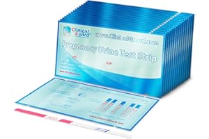 Clinical Guard 100 Pregnancy Tests Strips - Sensitive & Accurate Measurement Within 5 mins - Early Detection Pregnancy Test S