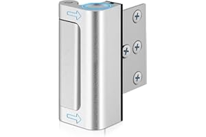 Profasion Home Security Door Lock, Childproof Door Reinforcement Lock, for Extra Home Security and Privacy, Silver, 1 Pack