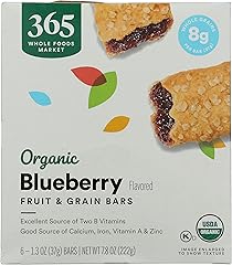 365 by Whole Foods Market, Organic Blueberry Cereal Bar 6 Count, 7.8 Ounce