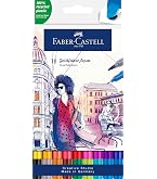 Faber-Castell Goldfaber Aqua Dual Marker - Dunkelchromgelb, Wasserlöslicher Doppelmarker Für Kunst & Handwerk