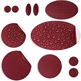 aZengear Self-Adhesive Repair Patches 11 Pcs Waterproof Nylon-Polyester Burgundy