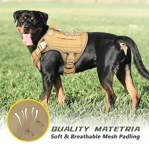 Mesh Pitbull Vest Harness Pitbull K9 Tac Vest WINGOIN Tactical Dog