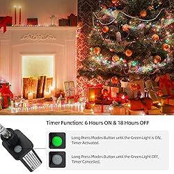 Tcamp 262 FT 800 LED Multicolor Christmas Tree
