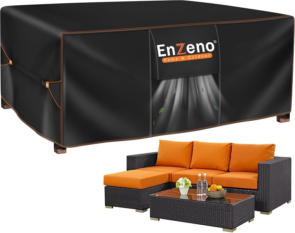 Enzeno Garden Furniture Cover 220x150x90cm Waterproof 420D Oxford
