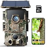 CEYOMUR 4K Solar Trail Camera, 60MP WiFi 6 Trail
