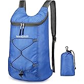 levayhill 16L Lightweight Foldable Hiking-Backpack Small Packable-Daypack For Travel,Ultralight Water-Resistant Gym Bag Men Women Easy Carry-on (Royal Blue)