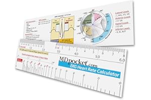 MDPOCKET EKG Heart Rate Calculator Ruler