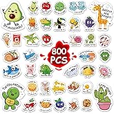 Wakawaga 800pcsTeacher Classroom Motivational Stickers for Kids Students | Children Reward Homework Praise Journal Planner Decoration Planners Bottles Laptops luggage Gift