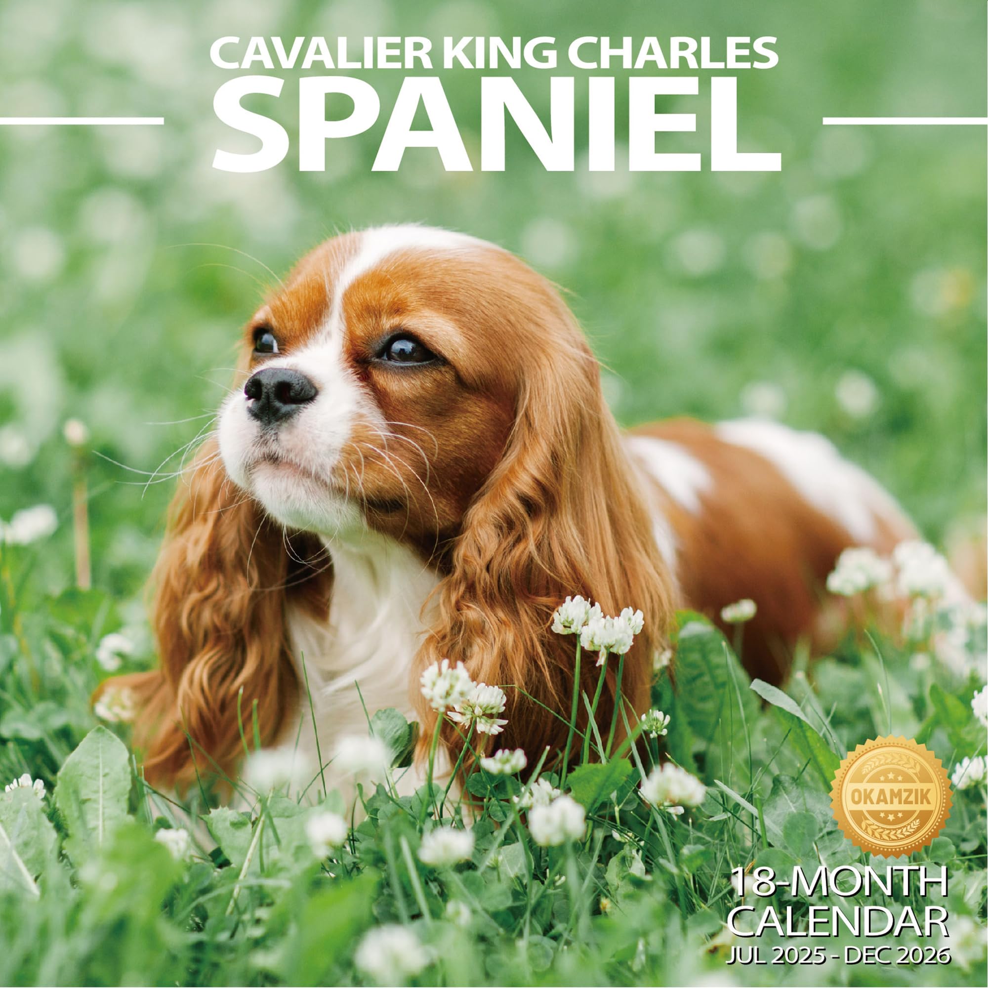 2025-2026 Wall Calendar Cavalier King Charles