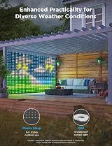 Govee Curtain Lights Smart LED RGBIC 520 LEDs 5x6.6ft DIY GIF 3 sizes view 9