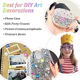 Hoiny 1782pcs Gems Stickers Self Adhesive Rhinestones Crafts Bling view 6