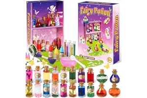 BainGesk Magic Fairy Polyjuice Potion Kits for Kids, 20 DIY Bottles Magic Potions Making Kit Toys, Arts and Crafts Kits for Girls 6 7 8 9 10 Years Old, Ideas Christmas Birthday Gifts for Kids
