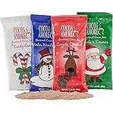 Cocoa Amore Holiday Christmas Cocoa Assortment Gourmet Cocoa 48 Single Serve 1.25 oz Packets