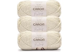 Caron Simply Me Montage Smokey Quartz Yarn - 3 Pack of 140g/5oz - 62% Acrylic 20% Nylon 18% Wool - #5 Bulky - 172 Yards - Kni