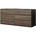Tvilum Scottsdale 6 Drawer Double Dresser, Truffle