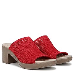 LifeStride Women's Ella Heeled Sandal Fire Red 7.5 W