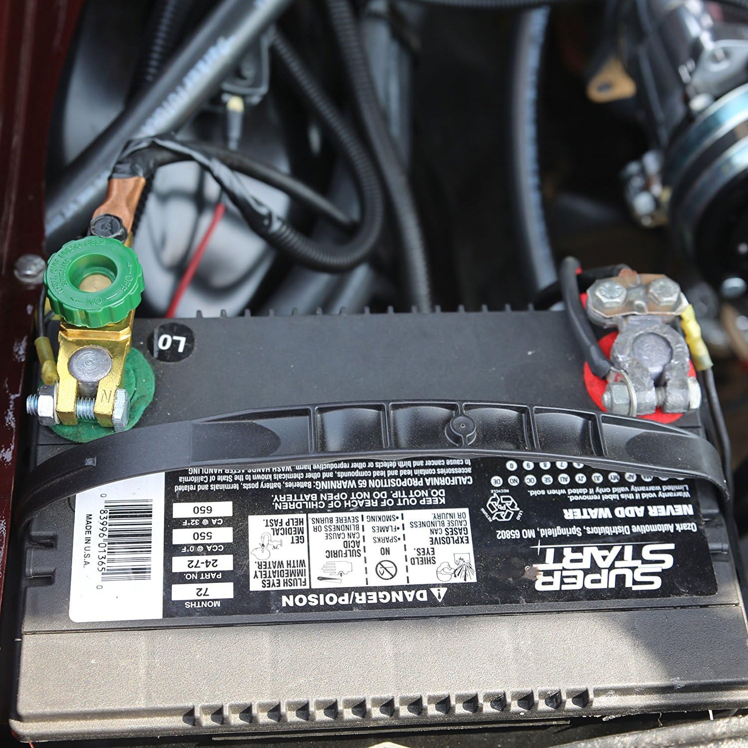 Amazon 自動車用バッテリー B端子用 バッテリー カット ターミナル カットオフスイッチ バッテリー上がり防止 B端子用 バッテリーターミナル 車 バイク