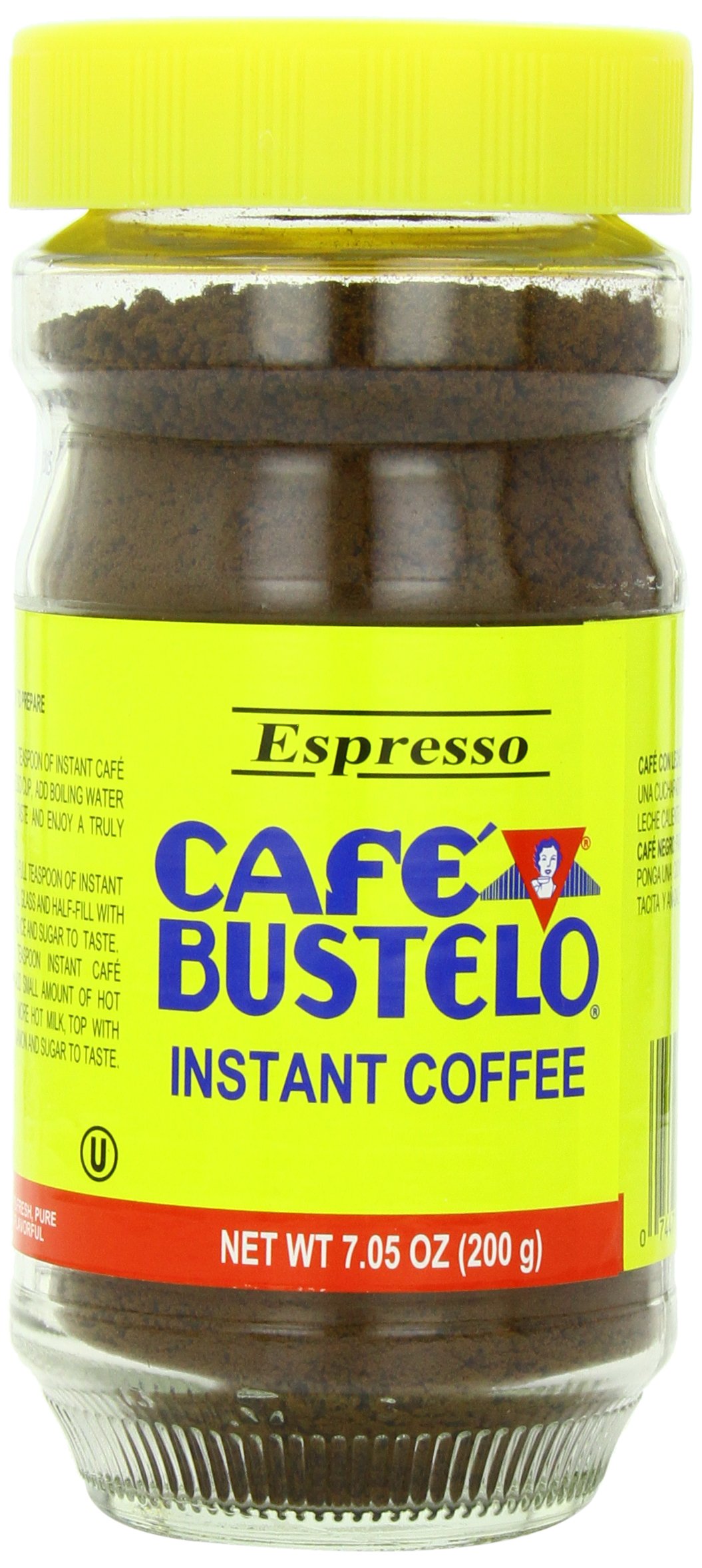 Café Bustelo Espresso Style Instant Coffee, 7.05 Ounce ...