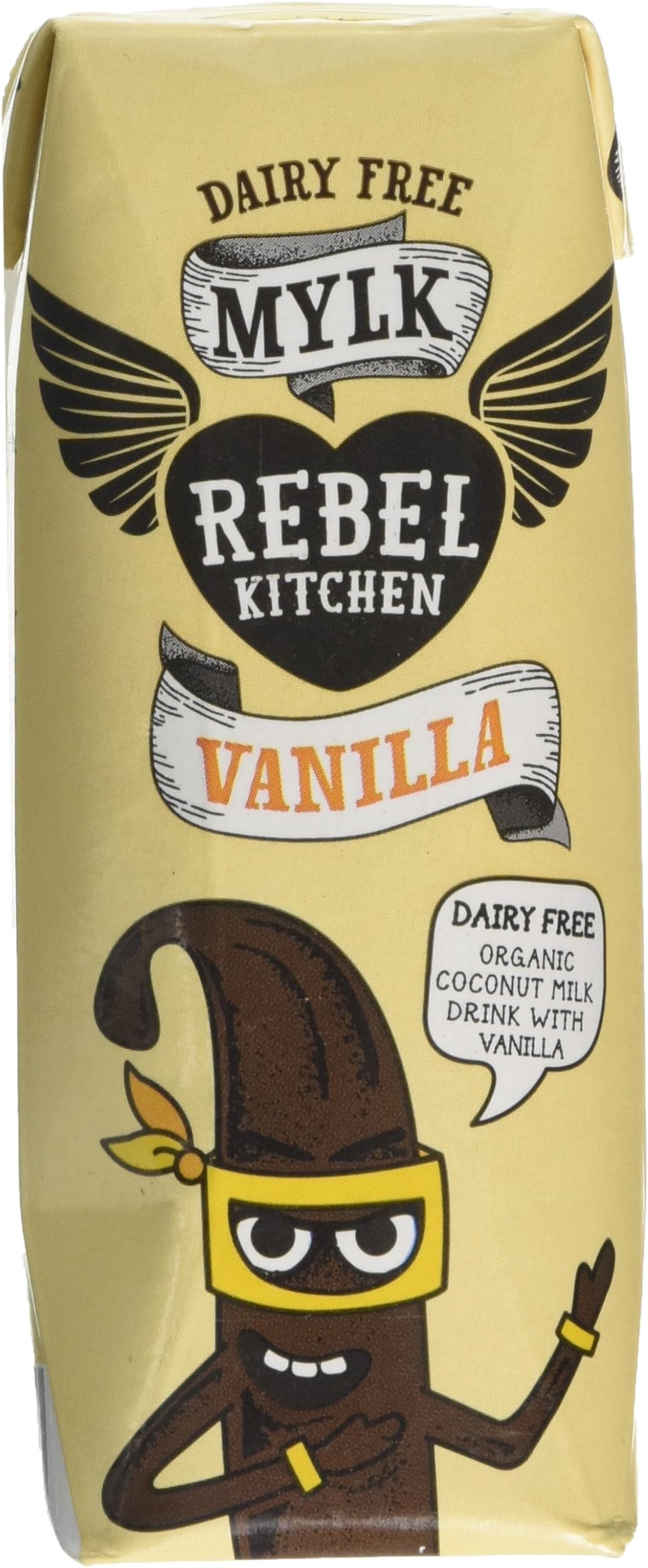 Rebel Kitchen Dairy Free Organic Vanilla Mylk 250 ml (Pack of 12)