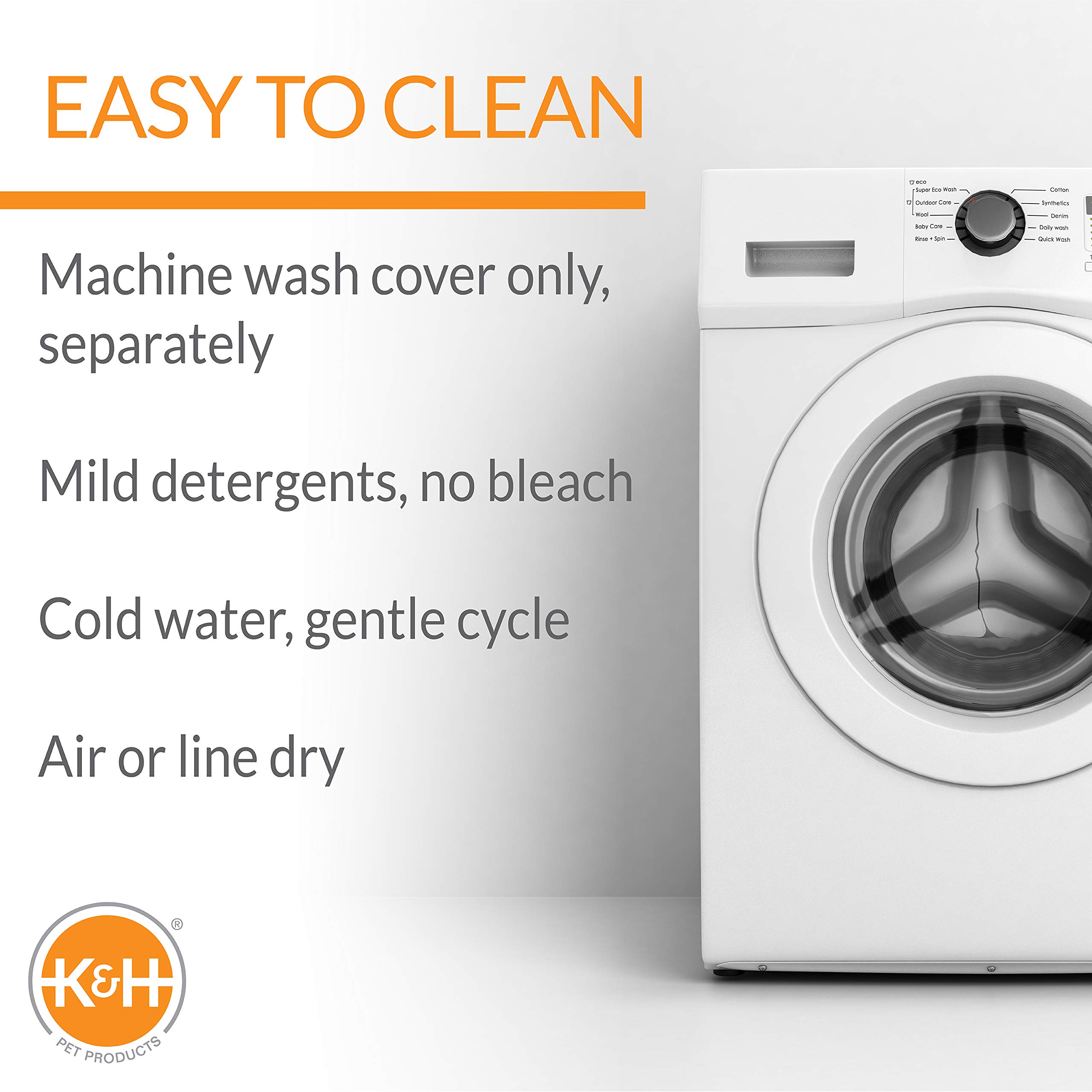 K&H Pet Products Original Pet Cot Elevated Dog Bed & Cot Canopy, Chocolate/Black Mesh, Large